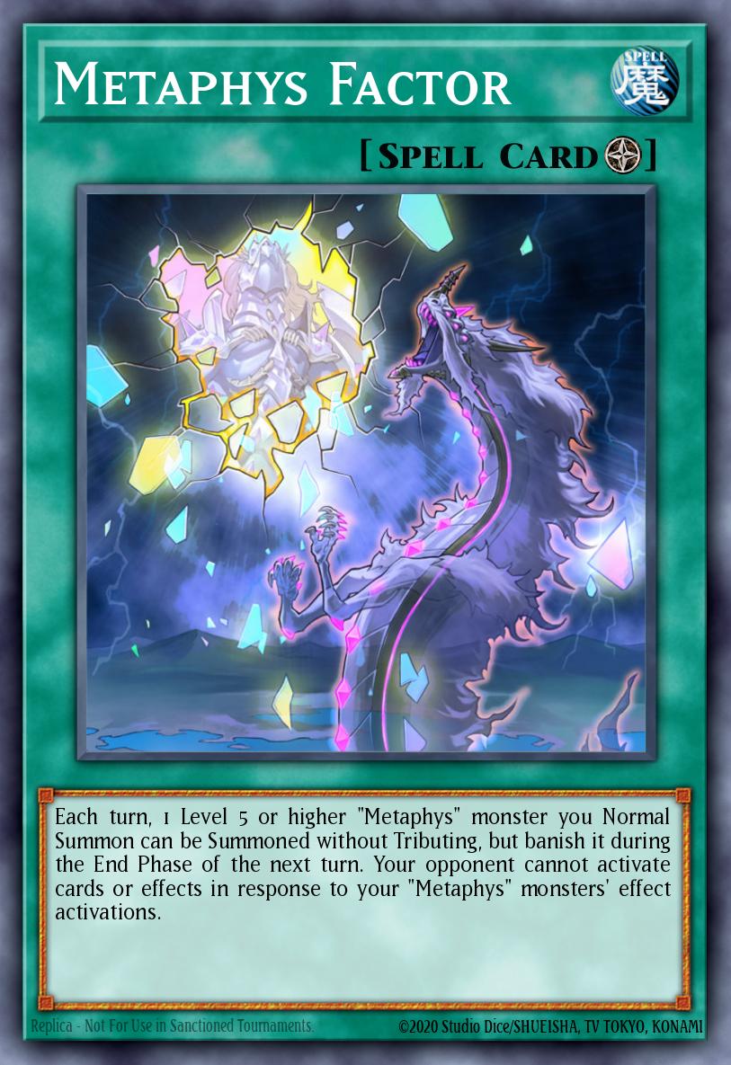 Metaphys Factor Yu-Gi-Oh card