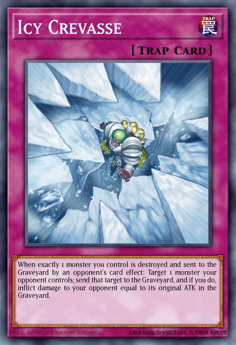 Icy Crevasse Yu-Gi-Oh card