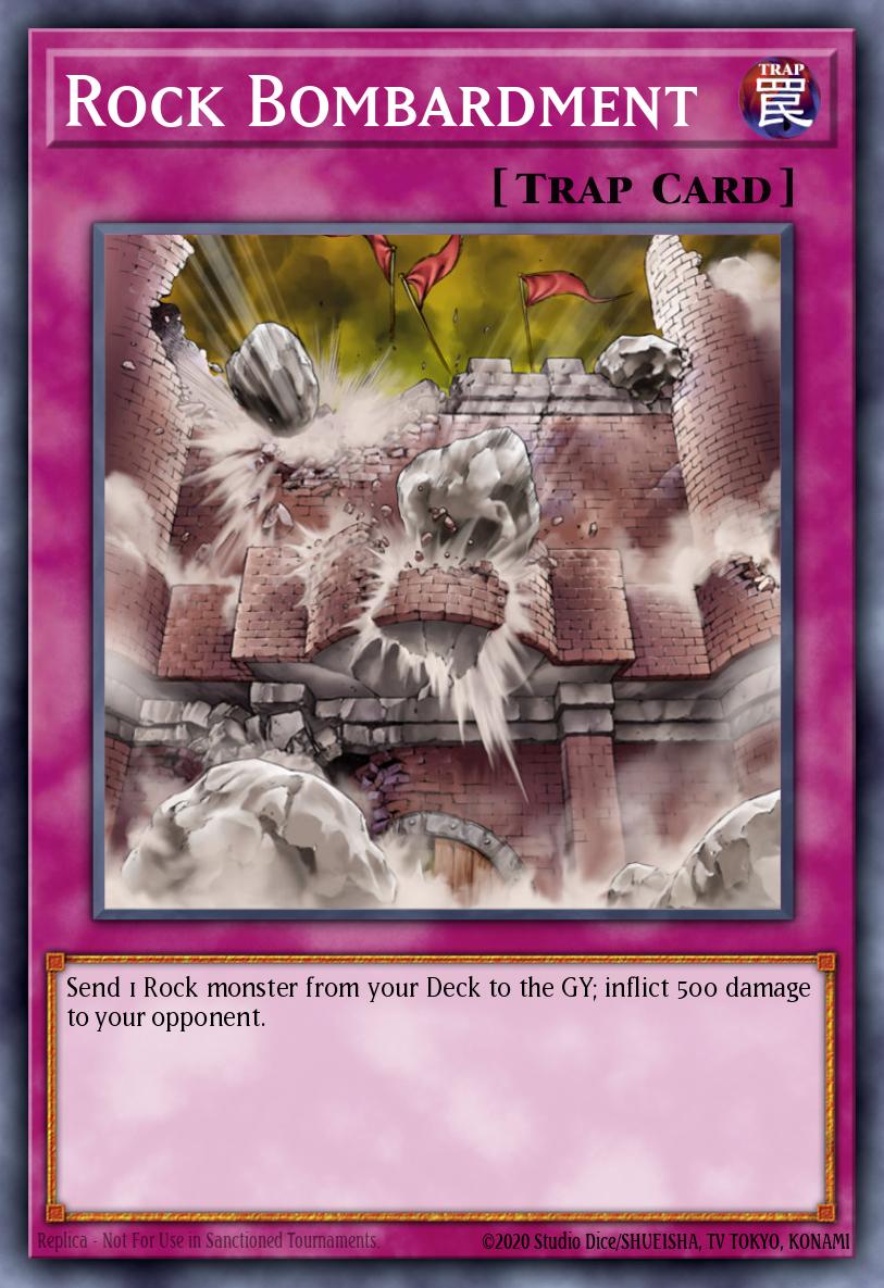Rock Bombardment Yu-Gi-Oh card