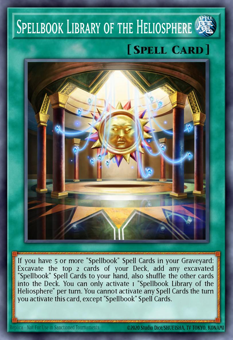 Spellbook Library of the Heliosphere Yu-Gi-Oh card