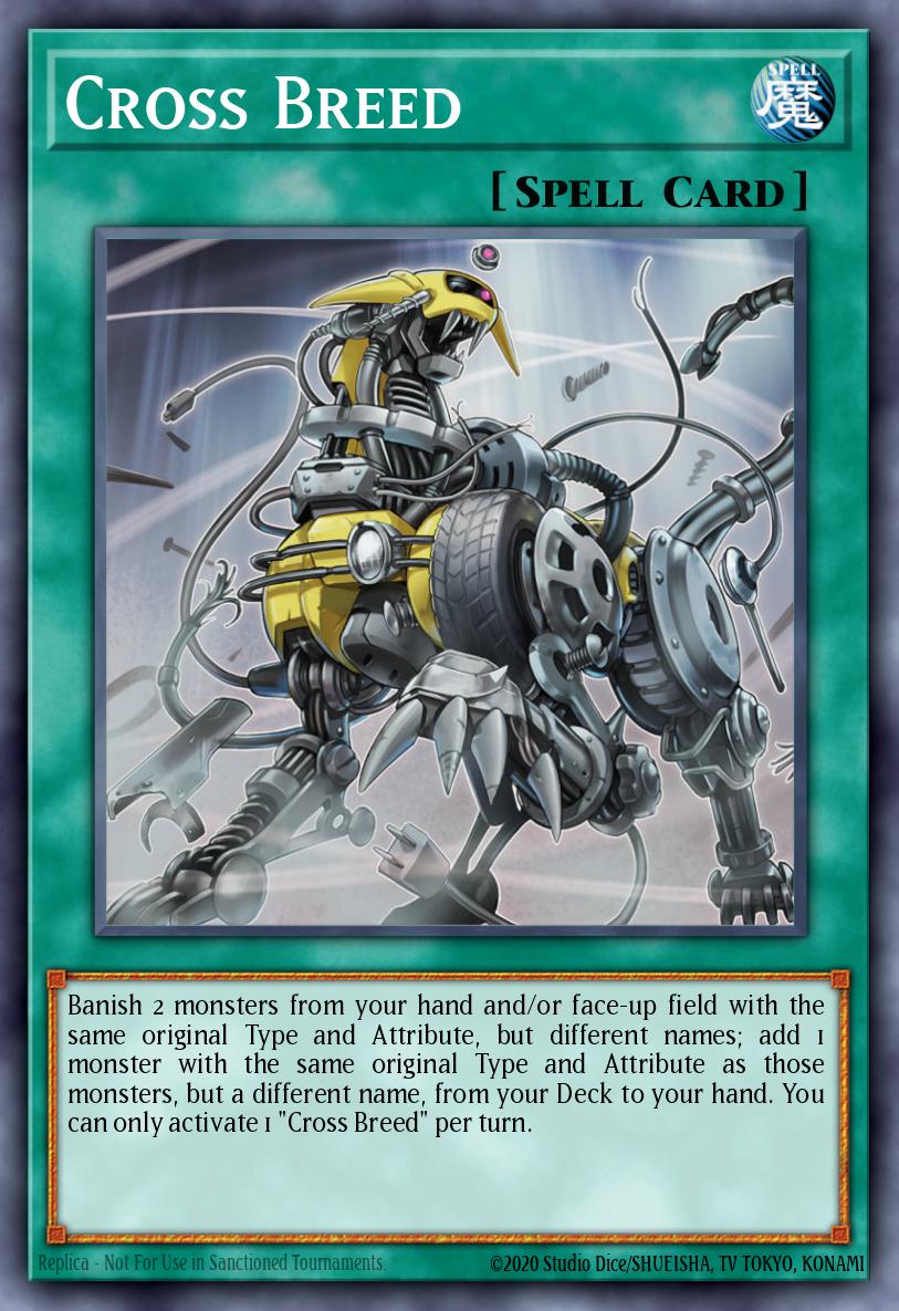 Cross Breed Yu-Gi-Oh card
