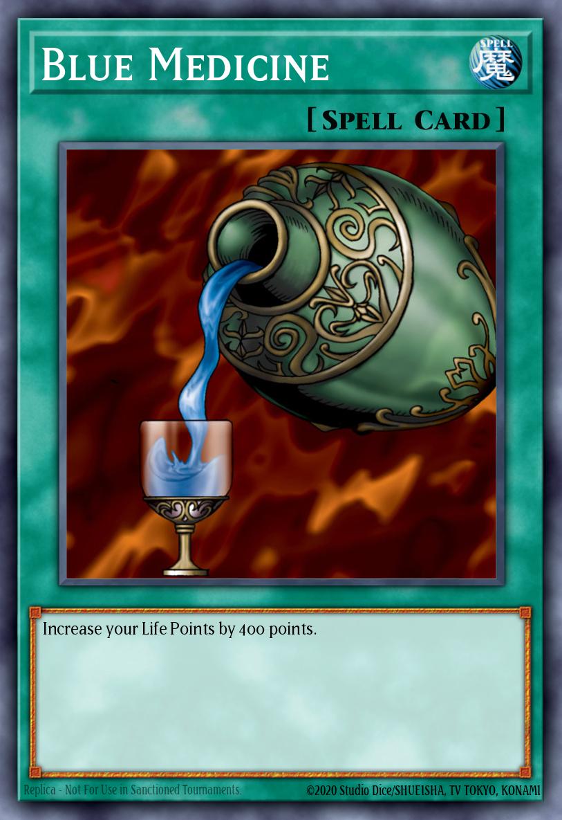 Blue Medicine Yu-Gi-Oh card