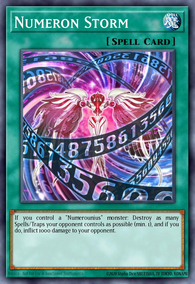 Numeron Storm Yu-Gi-Oh card