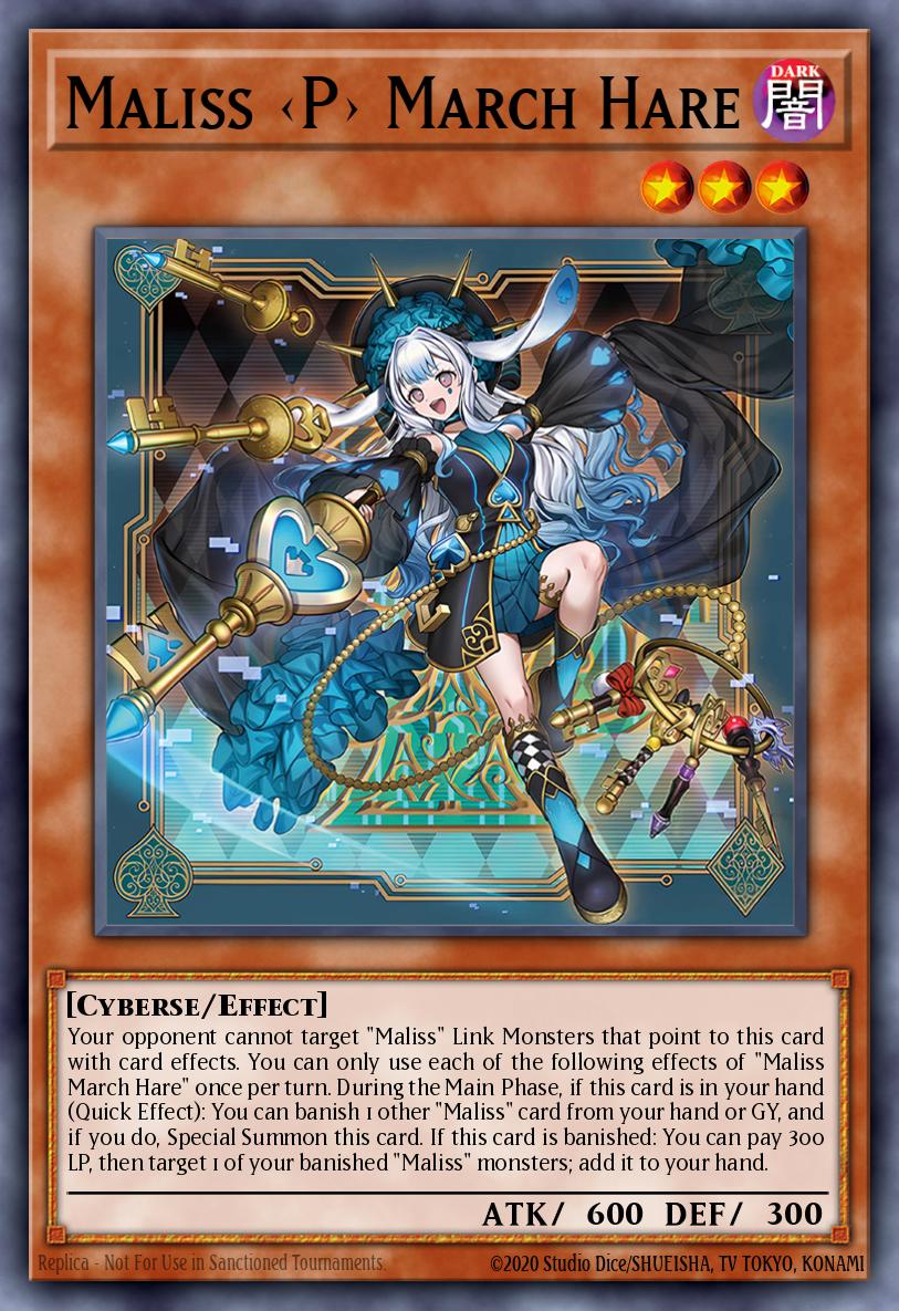 Maliss <P> March Hare Yu-Gi-Oh card