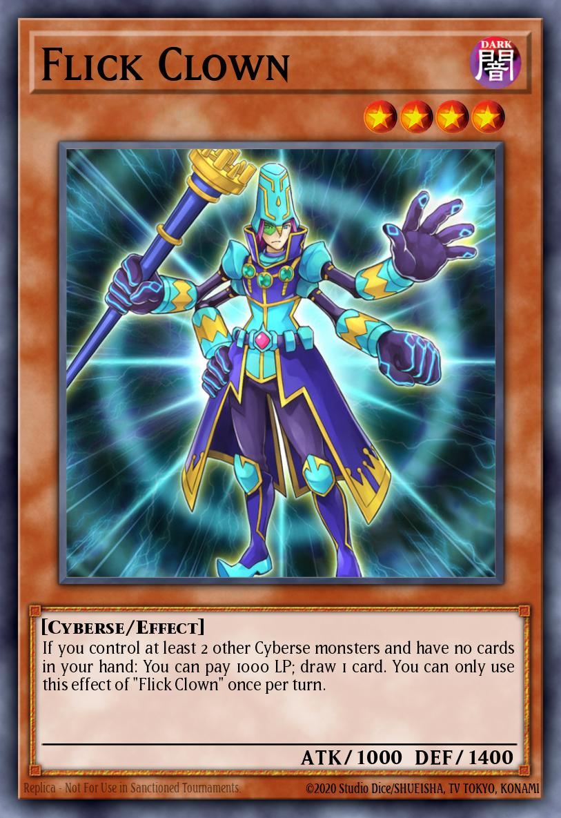 Flick Clown Yu-Gi-Oh card