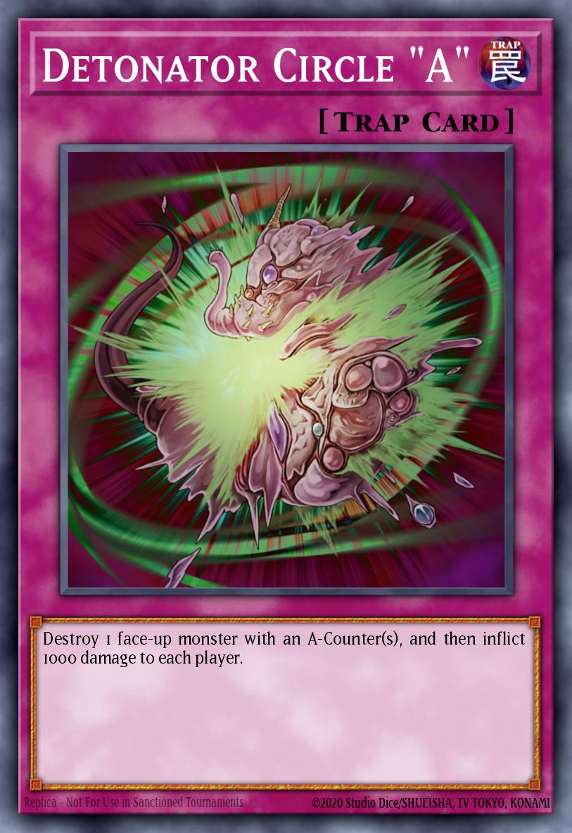 Detonator Circle "A" Yu-Gi-Oh card