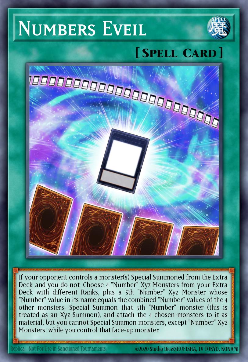 Numbers Eveil Yu-Gi-Oh card