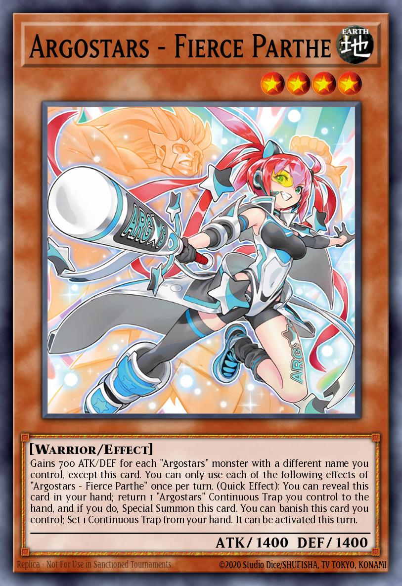 Argostars - Fierce Parthe Yu-Gi-Oh card