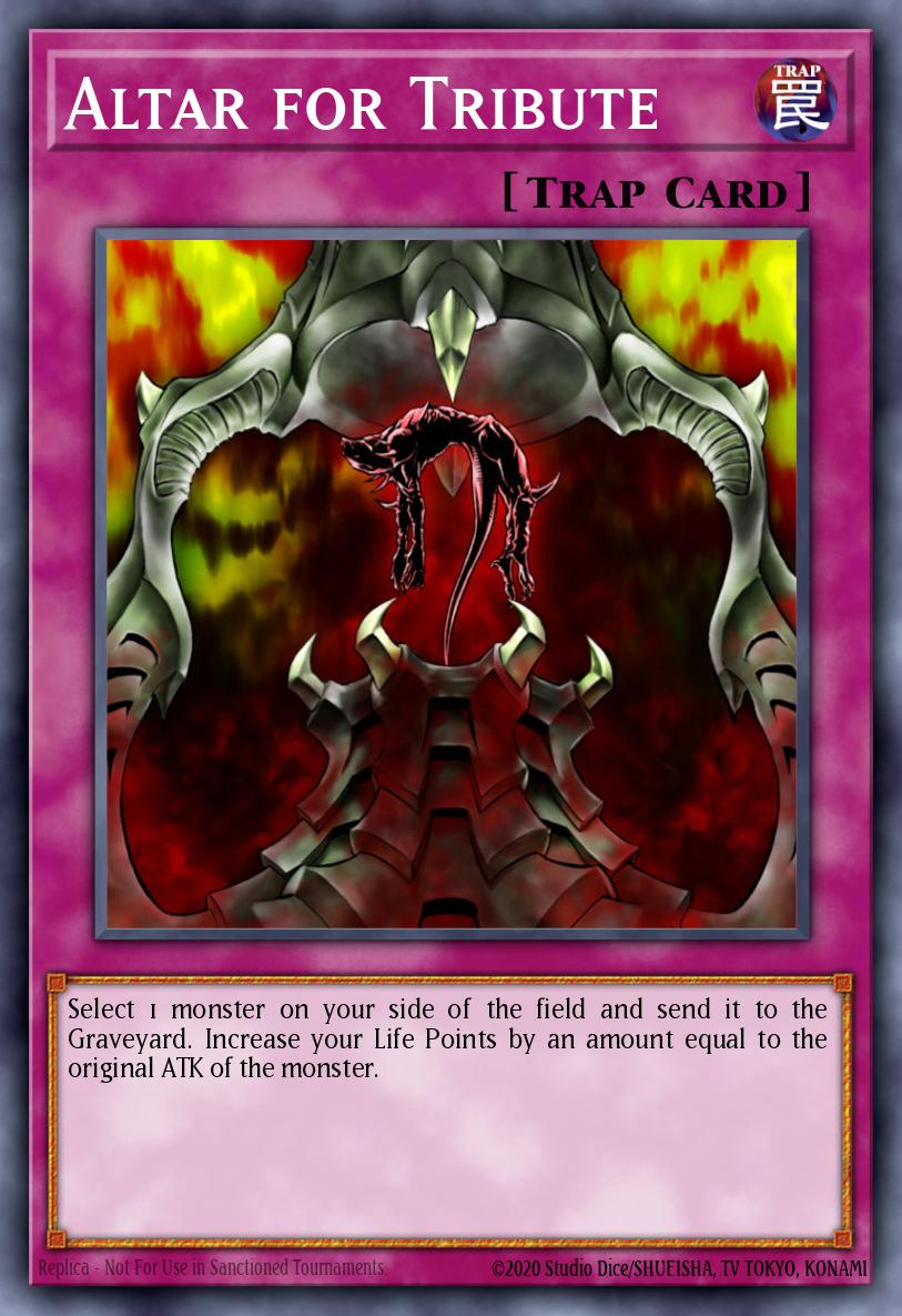 Altar for Tribute Yu-Gi-Oh card