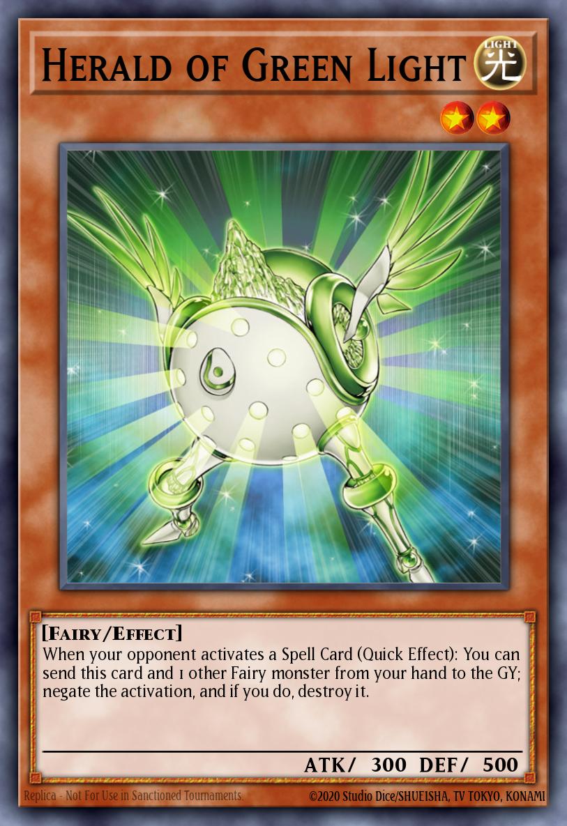 Herald of Green Light Yu-Gi-Oh card