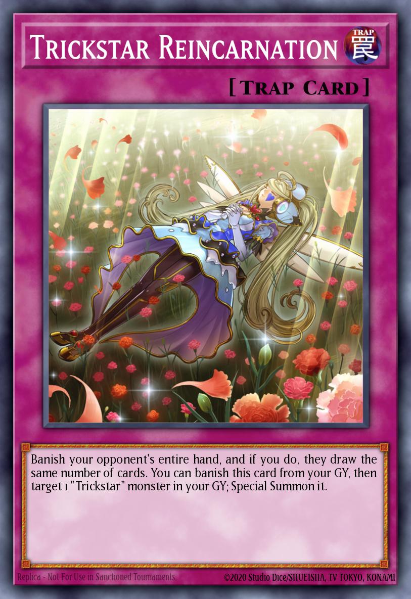 Trickstar Reincarnation Yu-Gi-Oh card