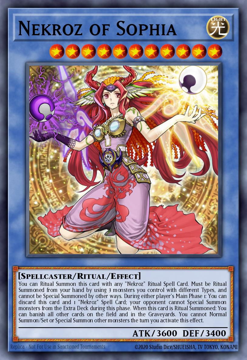Nekroz of Sophia Yu-Gi-Oh card