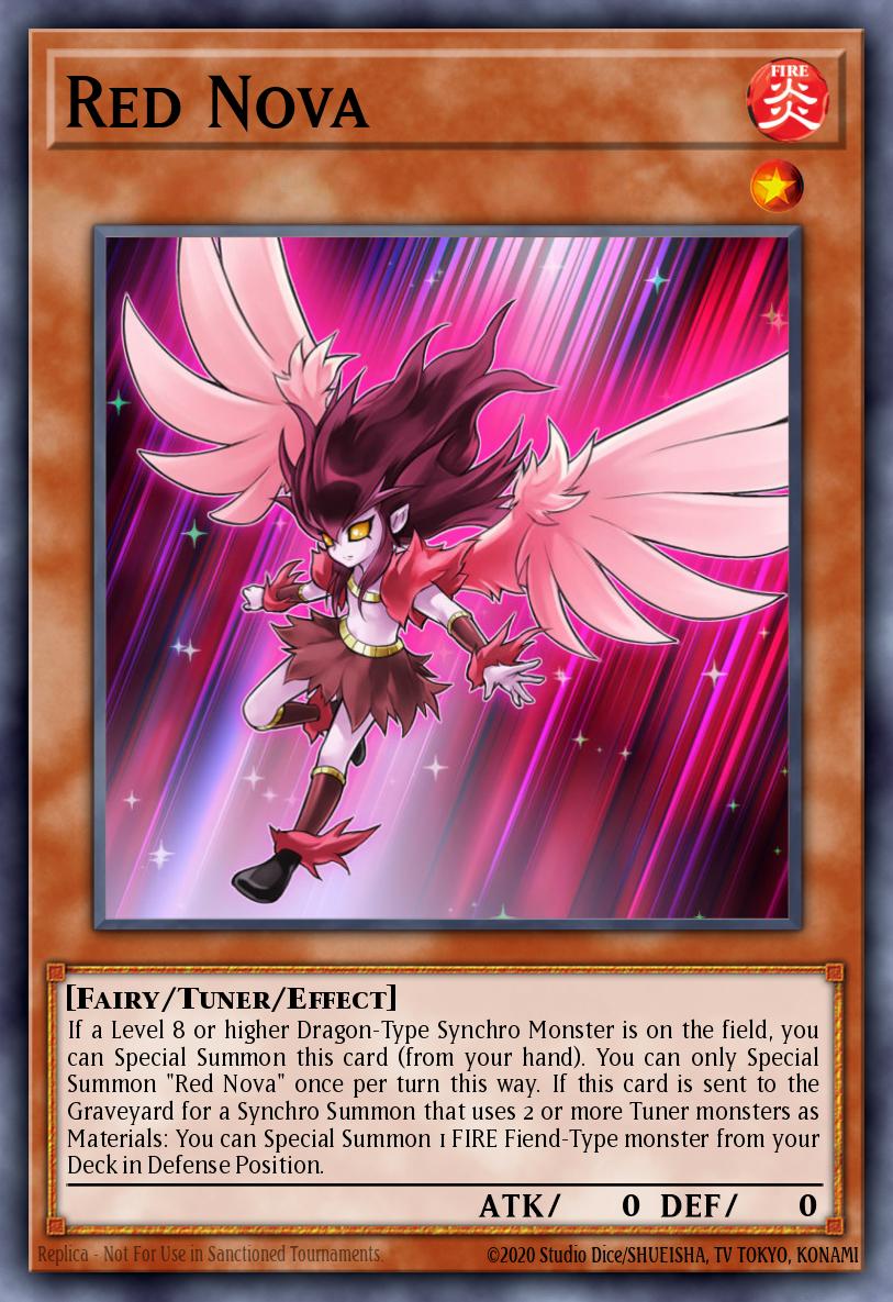 Red Nova Yu-Gi-Oh card