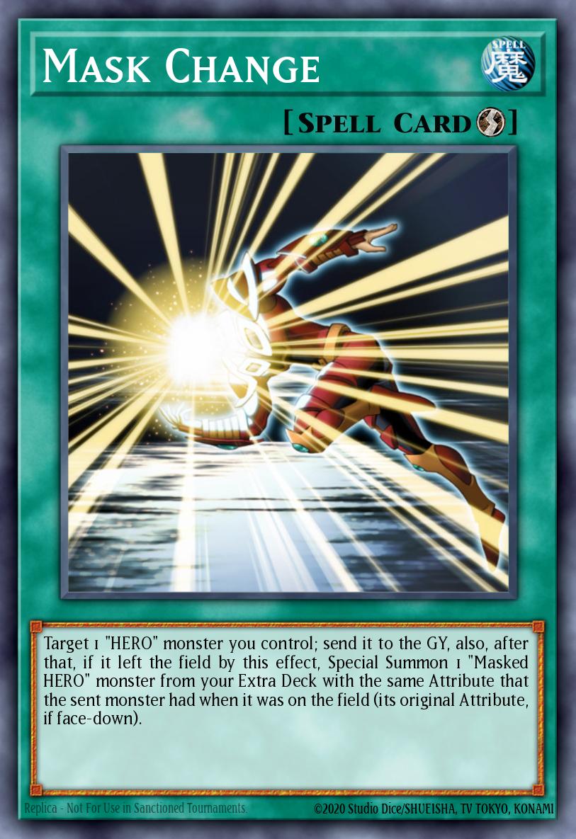 Mask Change Yu-Gi-Oh card