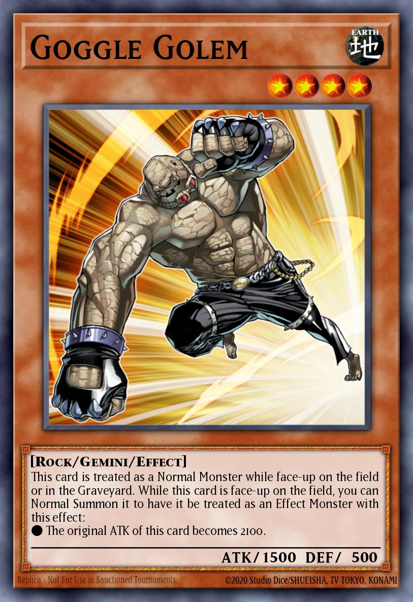 Goggle Golem Yu-Gi-Oh card
