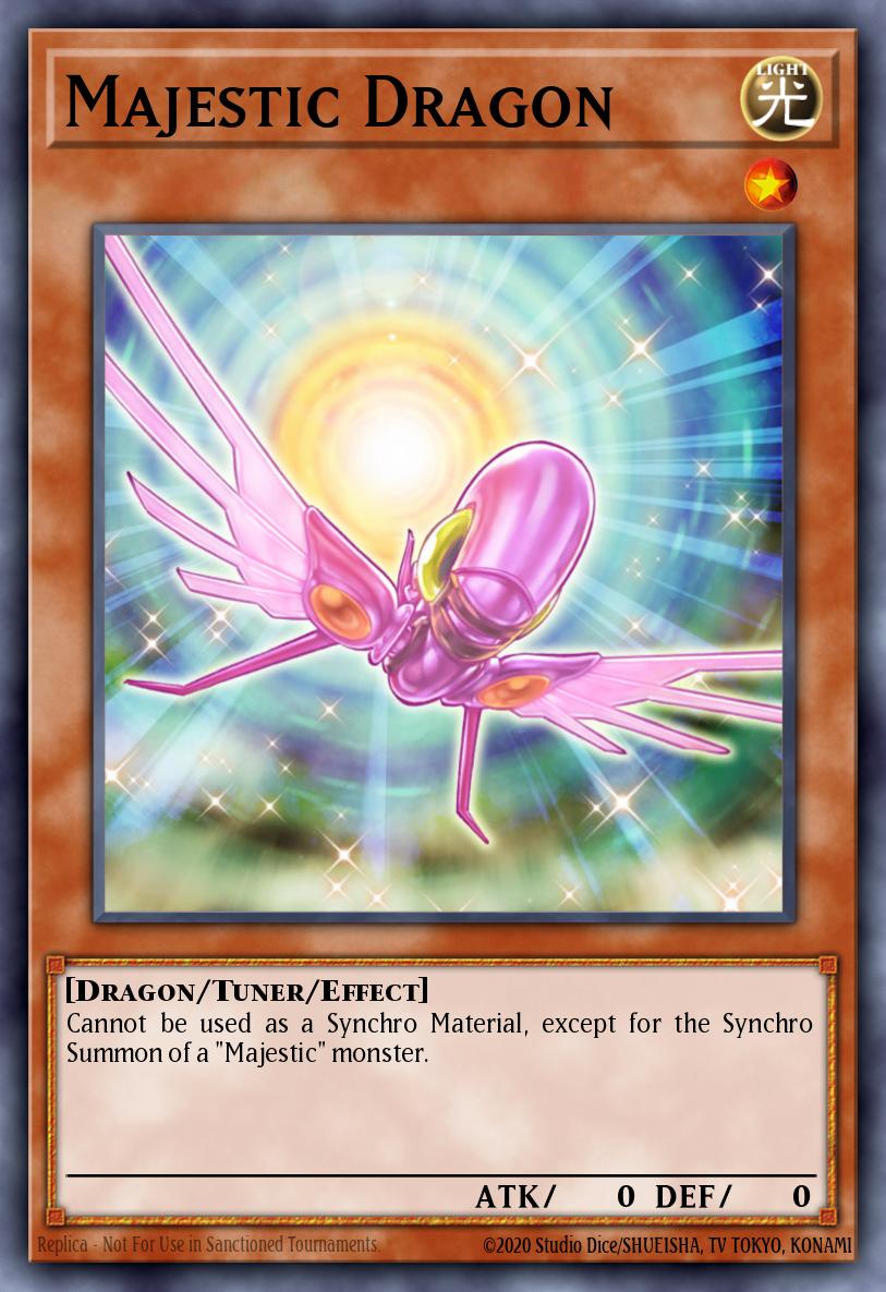 Majestic Dragon Yu-Gi-Oh card