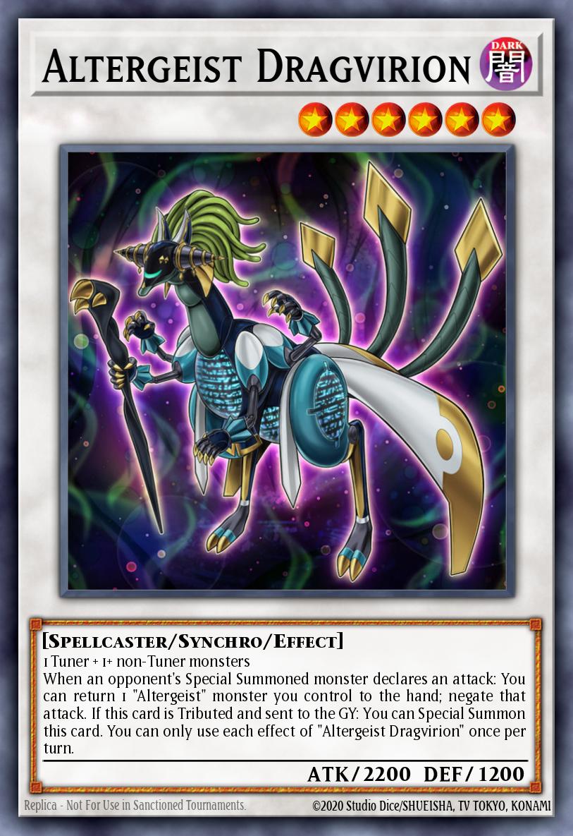 Altergeist Dragvirion Yu-Gi-Oh card