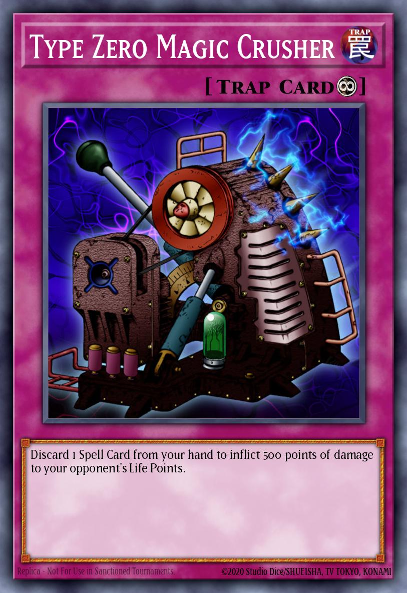 Type Zero Magic Crusher Yu-Gi-Oh card