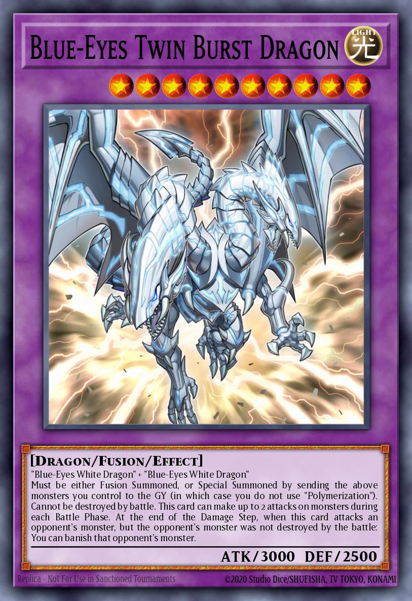 Blue-Eyes Twin Burst Dragon Yu-Gi-Oh card