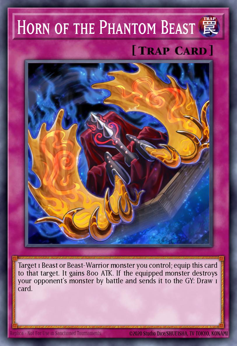 Horn of the Phantom Beast Yu-Gi-Oh card