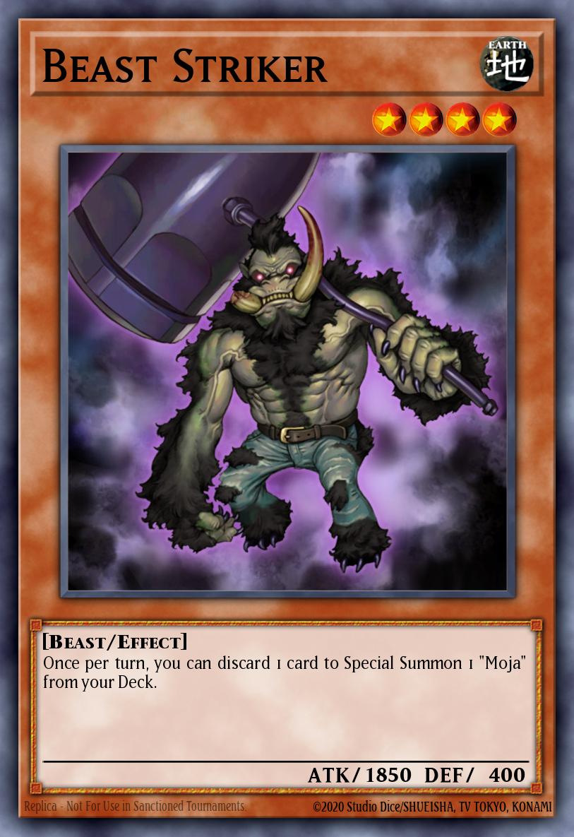 Beast Striker Yu-Gi-Oh card
