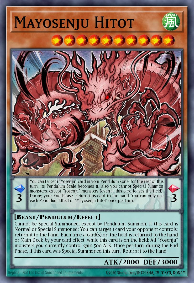 Mayosenju Hitot Yu-Gi-Oh card