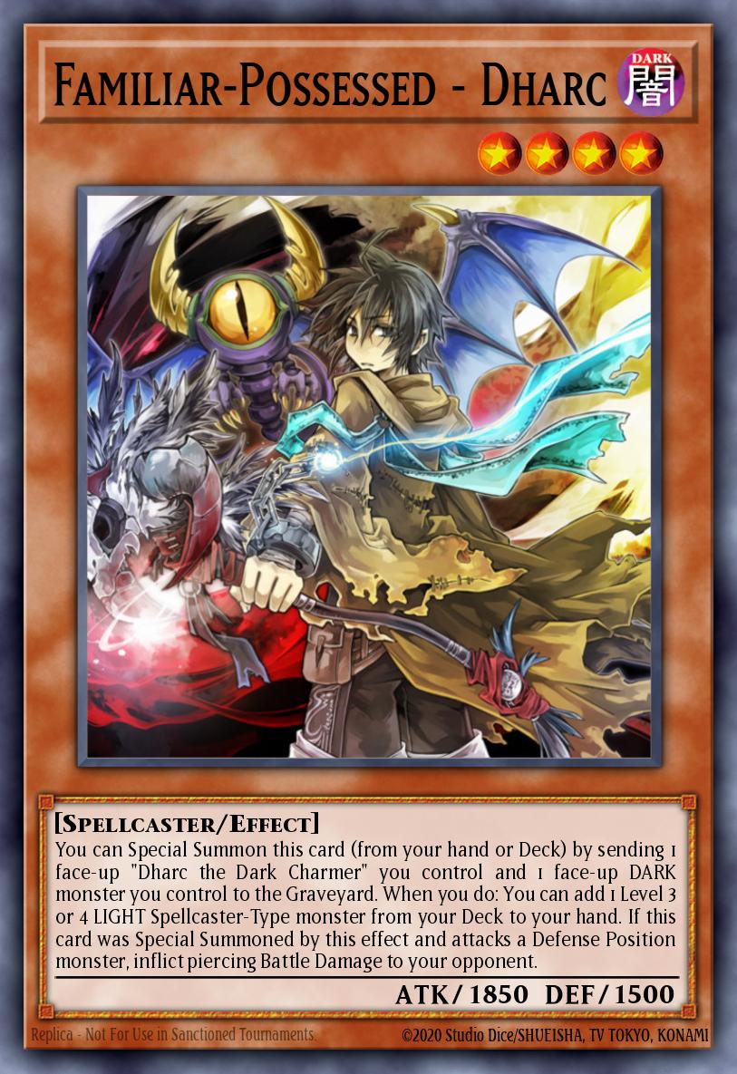 Familiar-Possessed - Dharc Yu-Gi-Oh card