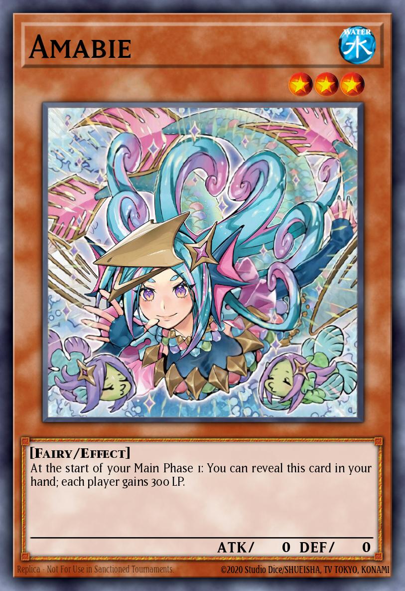 Amabie Yu-Gi-Oh card