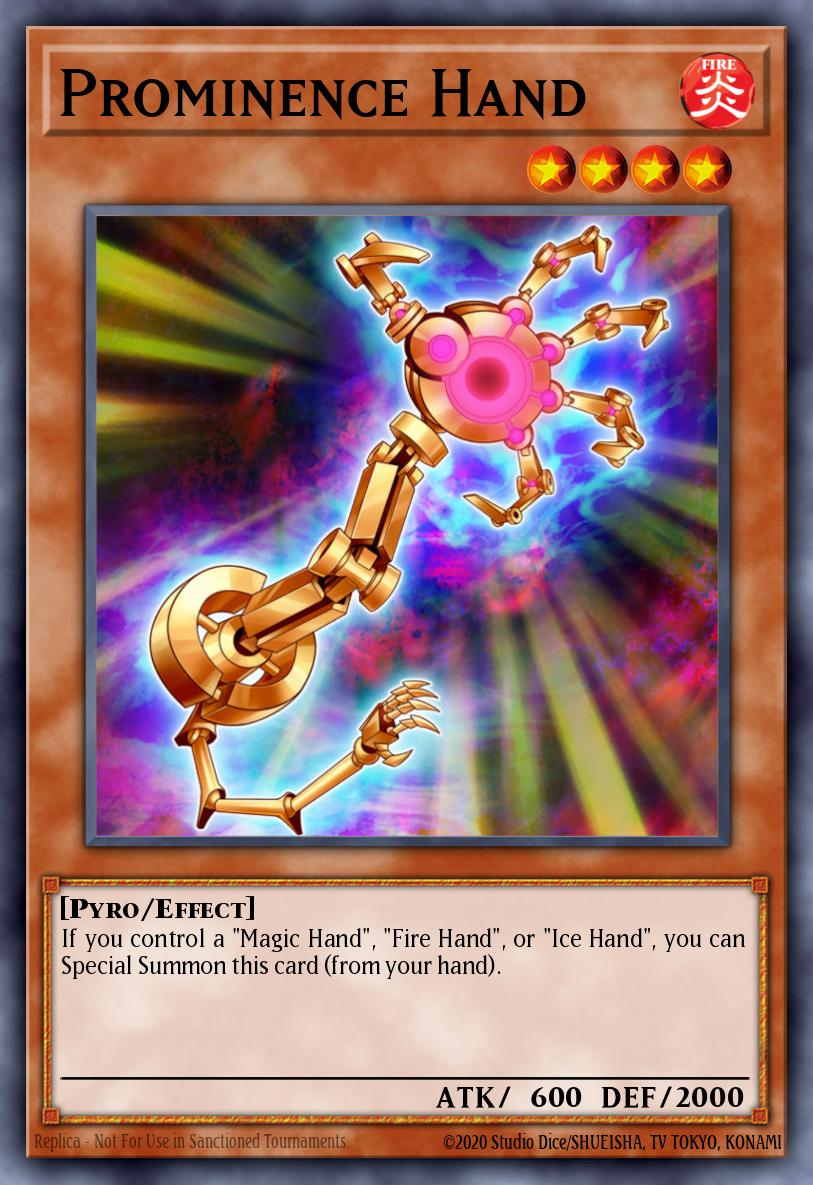 Prominence Hand Yu-Gi-Oh card