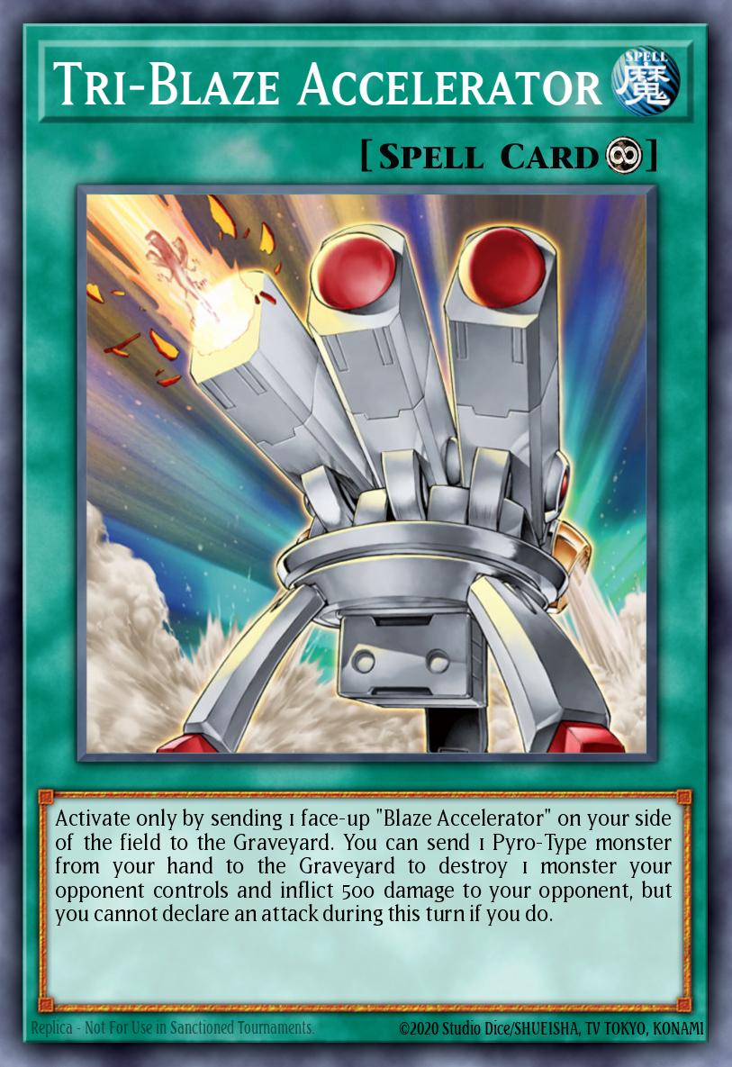 Tri-Blaze Accelerator Yu-Gi-Oh card