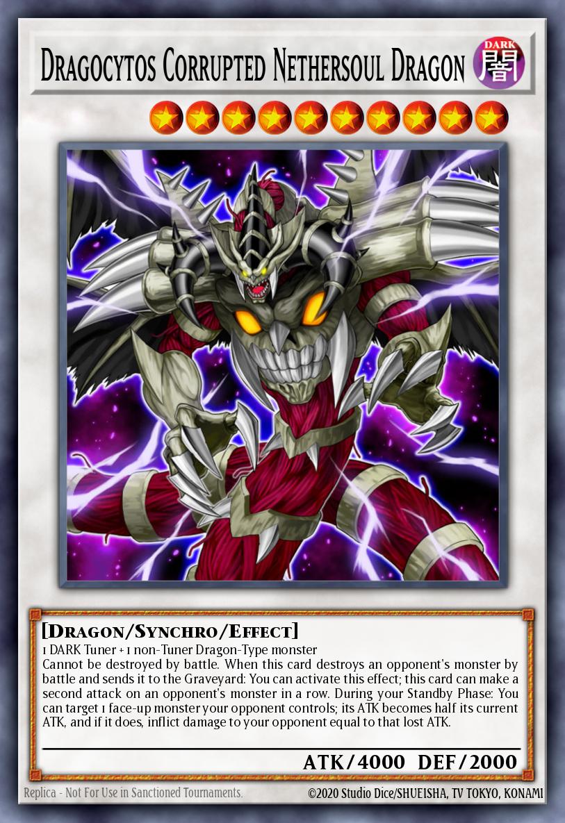 Dragocytos Corrupted Nethersoul Dragon Yu-Gi-Oh card