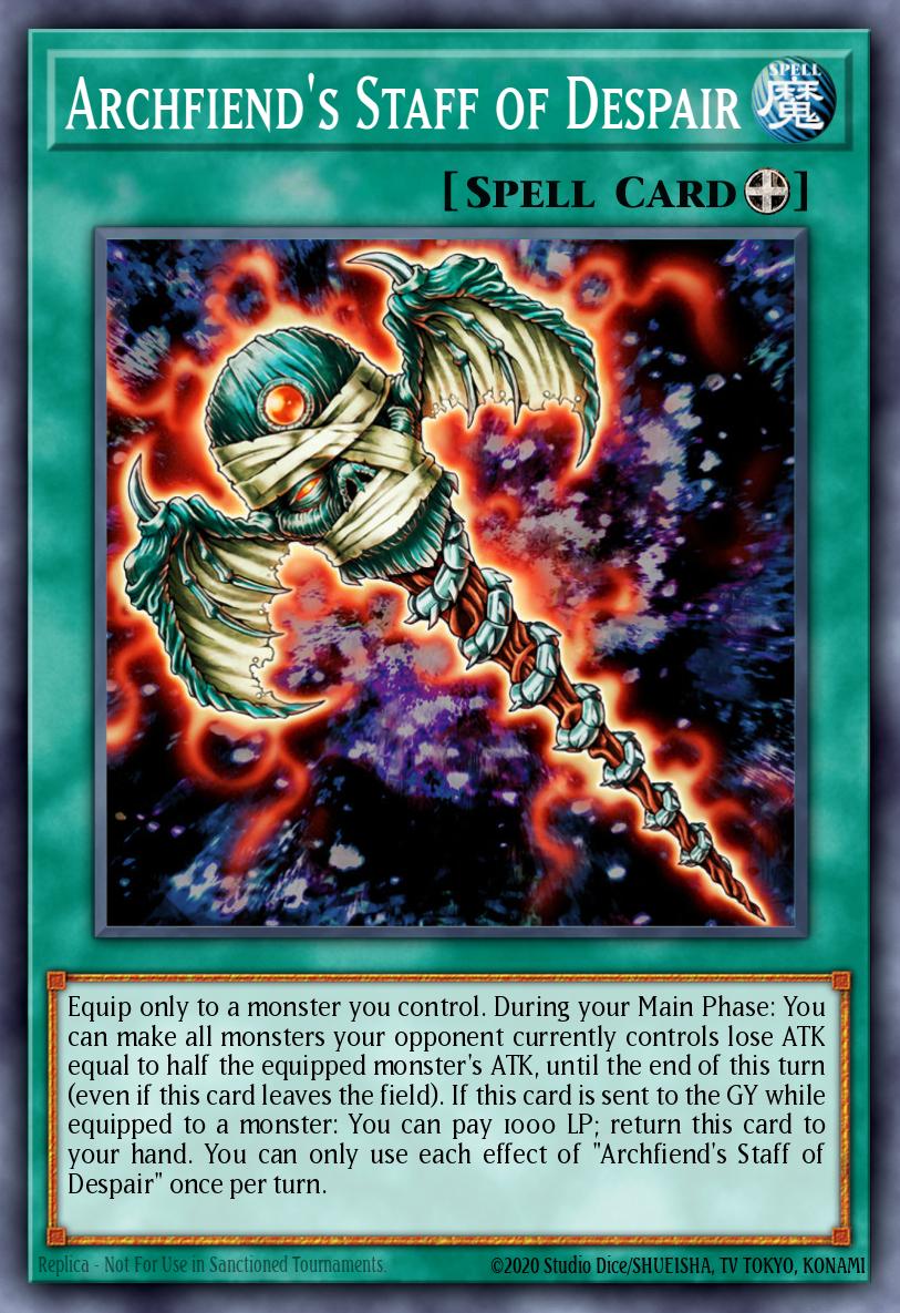 Archfiend's Staff of Despair Yu-Gi-Oh card