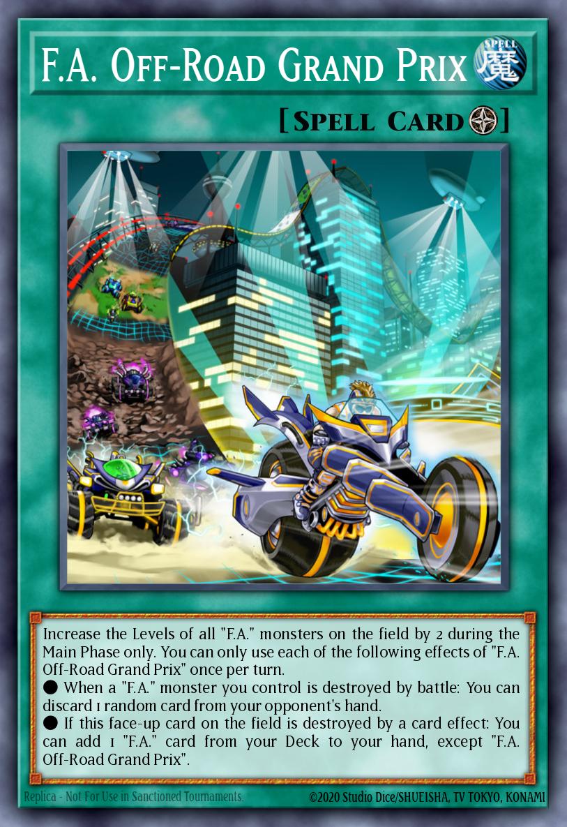 F.A. Off-Road Grand Prix Yu-Gi-Oh card