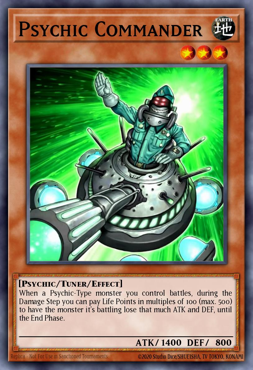 Psychic Commander Yu-Gi-Oh card