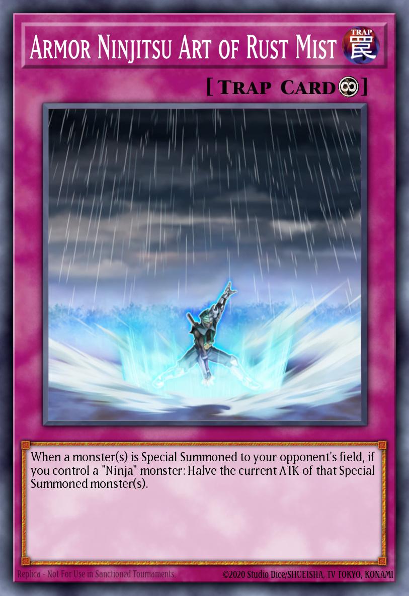 Armor Ninjitsu Art of Rust Mist Yu-Gi-Oh card