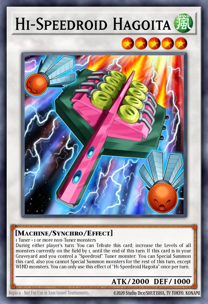 Hi-Speedroid Hagoita Yu-Gi-Oh card