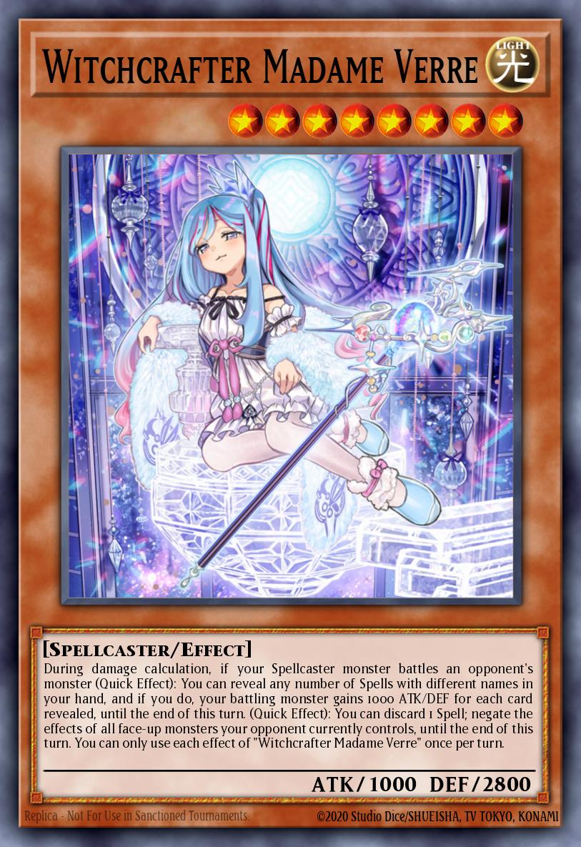Witchcrafter Madame Verre Yu-Gi-Oh card
