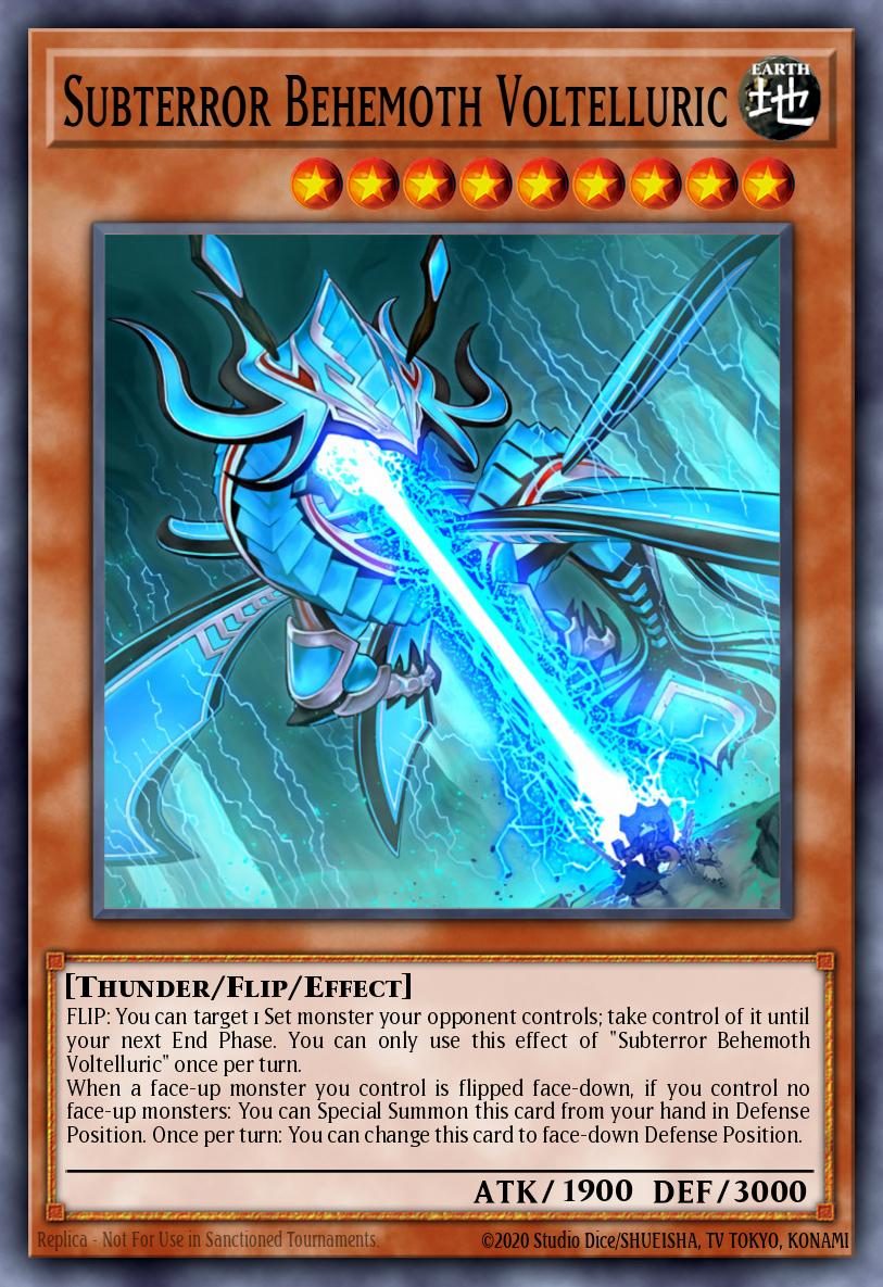 Subterror Behemoth Voltelluric Yu-Gi-Oh card