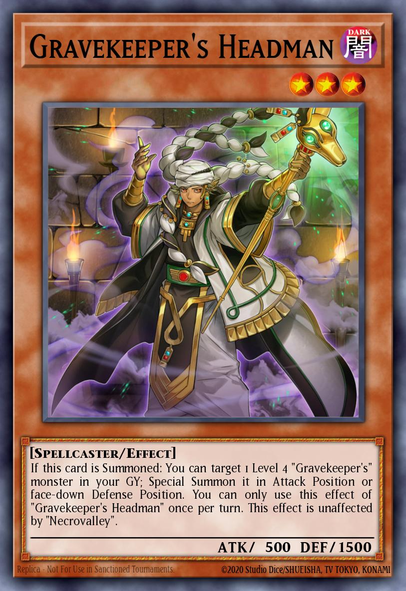 Gravekeeper's Headman Yu-Gi-Oh card