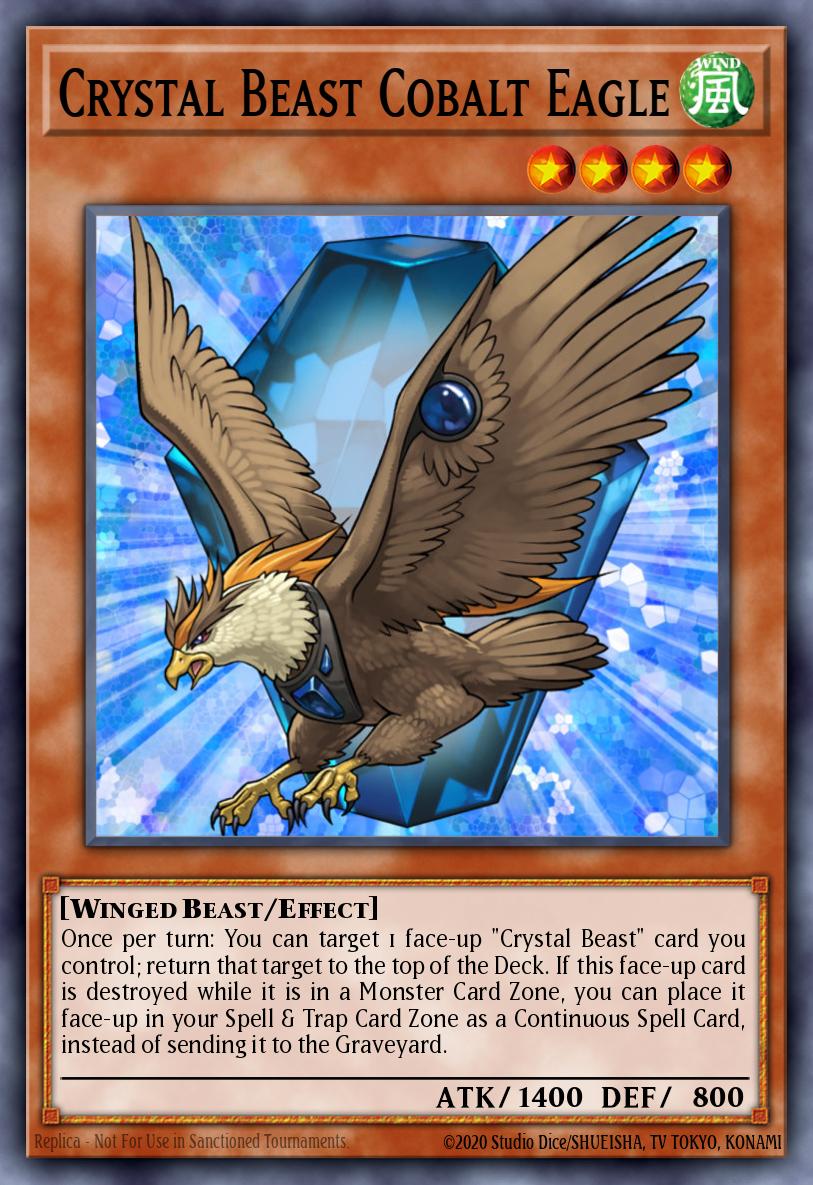 Crystal Beast Cobalt Eagle Yu-Gi-Oh card