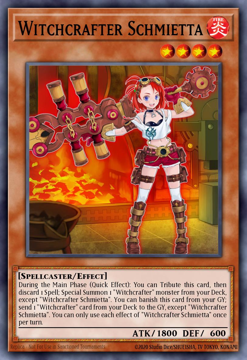 Witchcrafter Schmietta Yu-Gi-Oh card