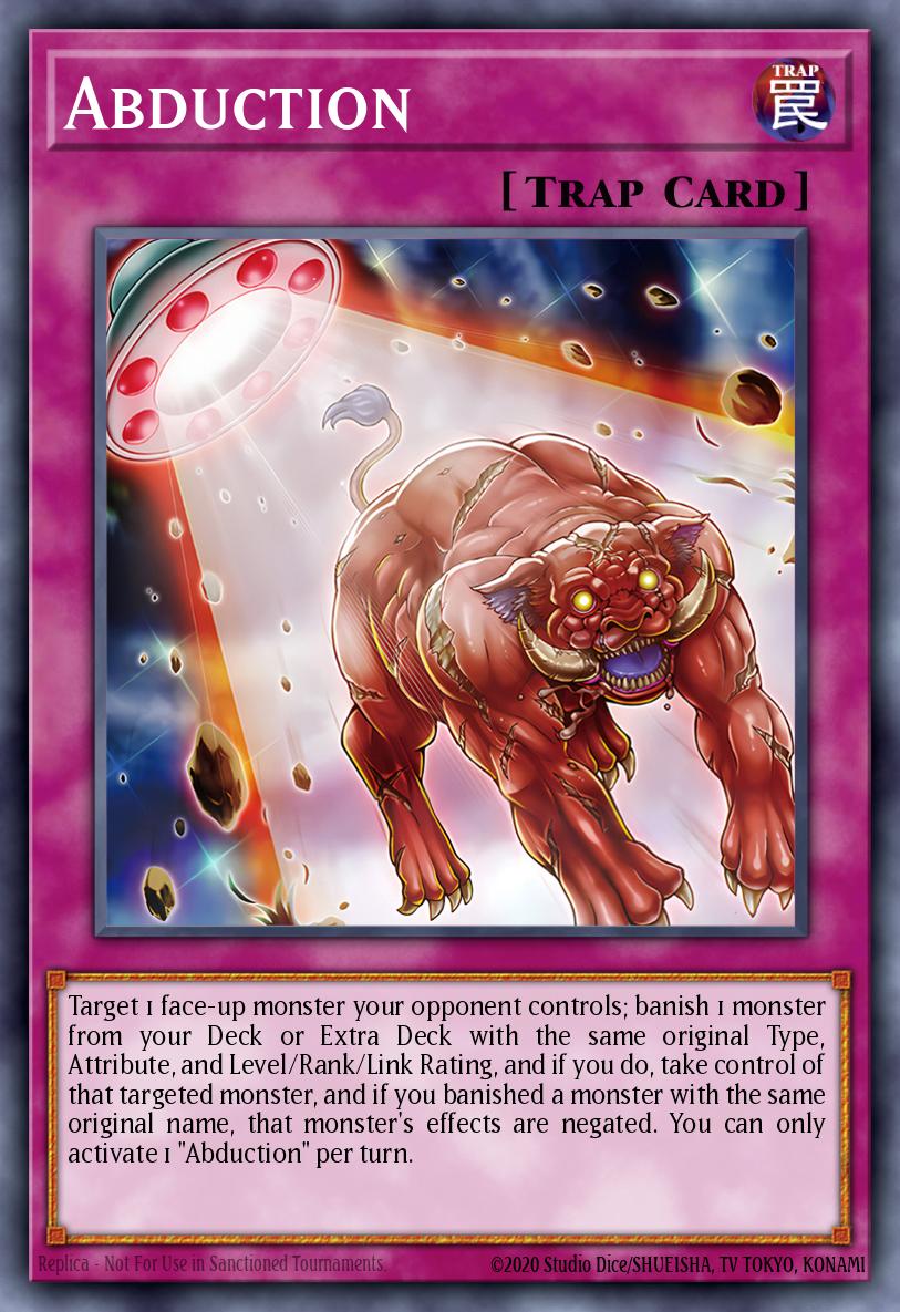 Abduction Yu-Gi-Oh card