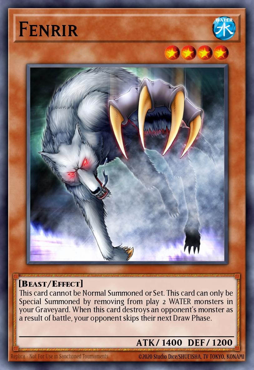 Fenrir Yu-Gi-Oh card