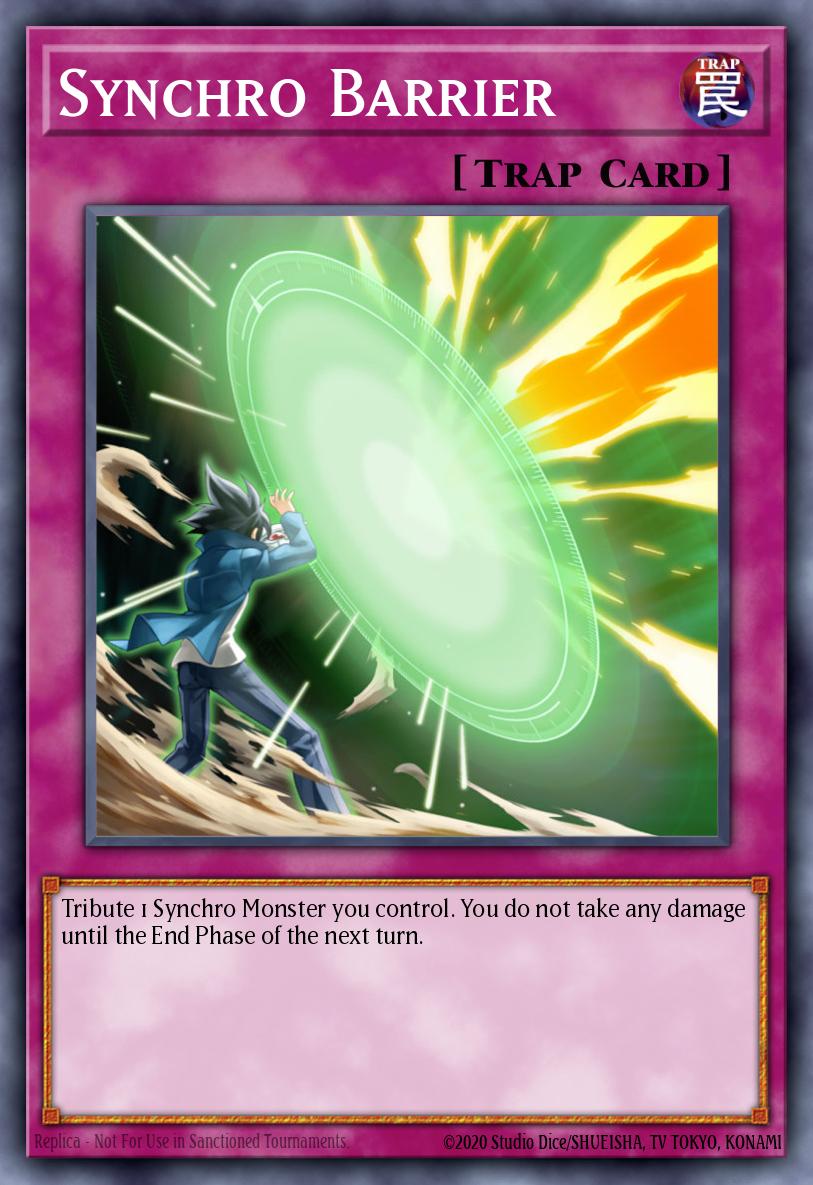 Synchro Barrier Yu-Gi-Oh card
