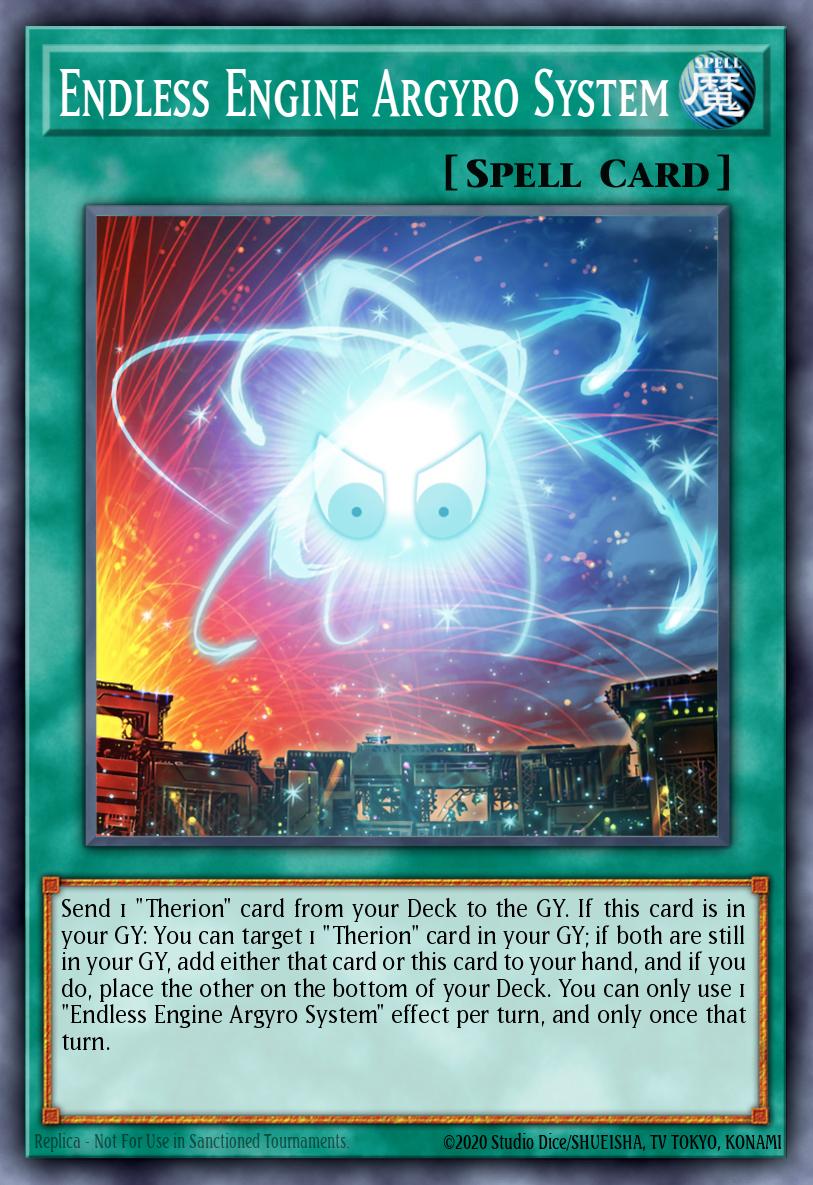 Endless Engine Argyro System Yu-Gi-Oh card