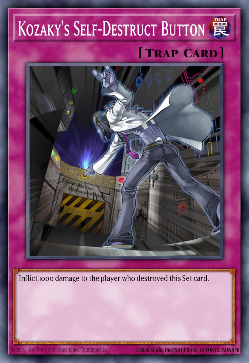 Kozaky's Self-Destruct Button Yu-Gi-Oh card