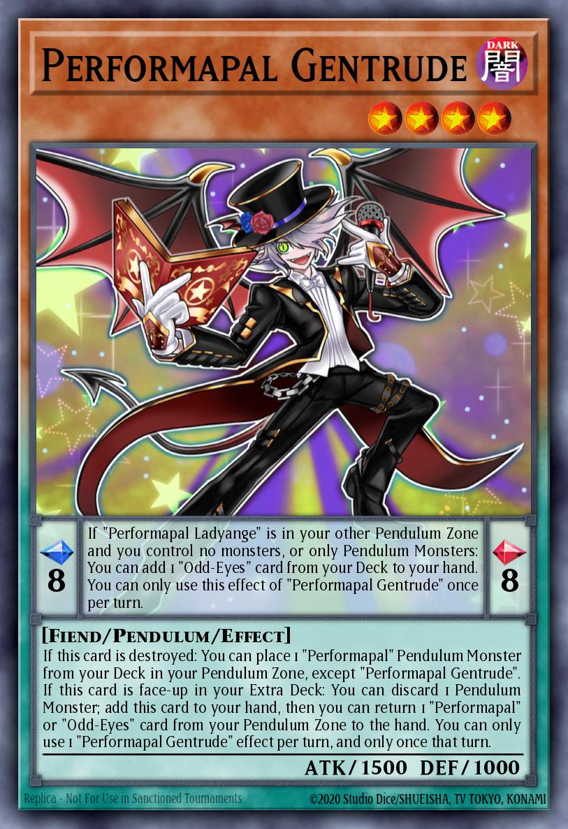 Performapal Gentrude Yu-Gi-Oh card