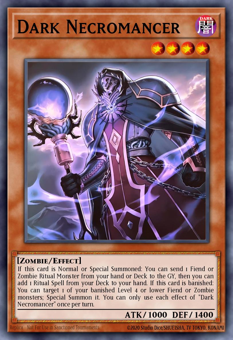 Dark Necromancer Yu-Gi-Oh card