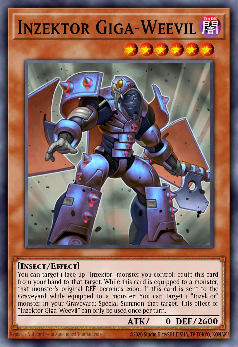 Inzektor Giga-Weevil Yu-Gi-Oh card
