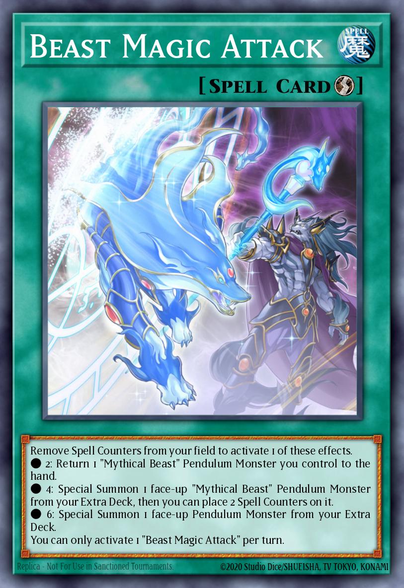 Beast Magic Attack Yu-Gi-Oh card